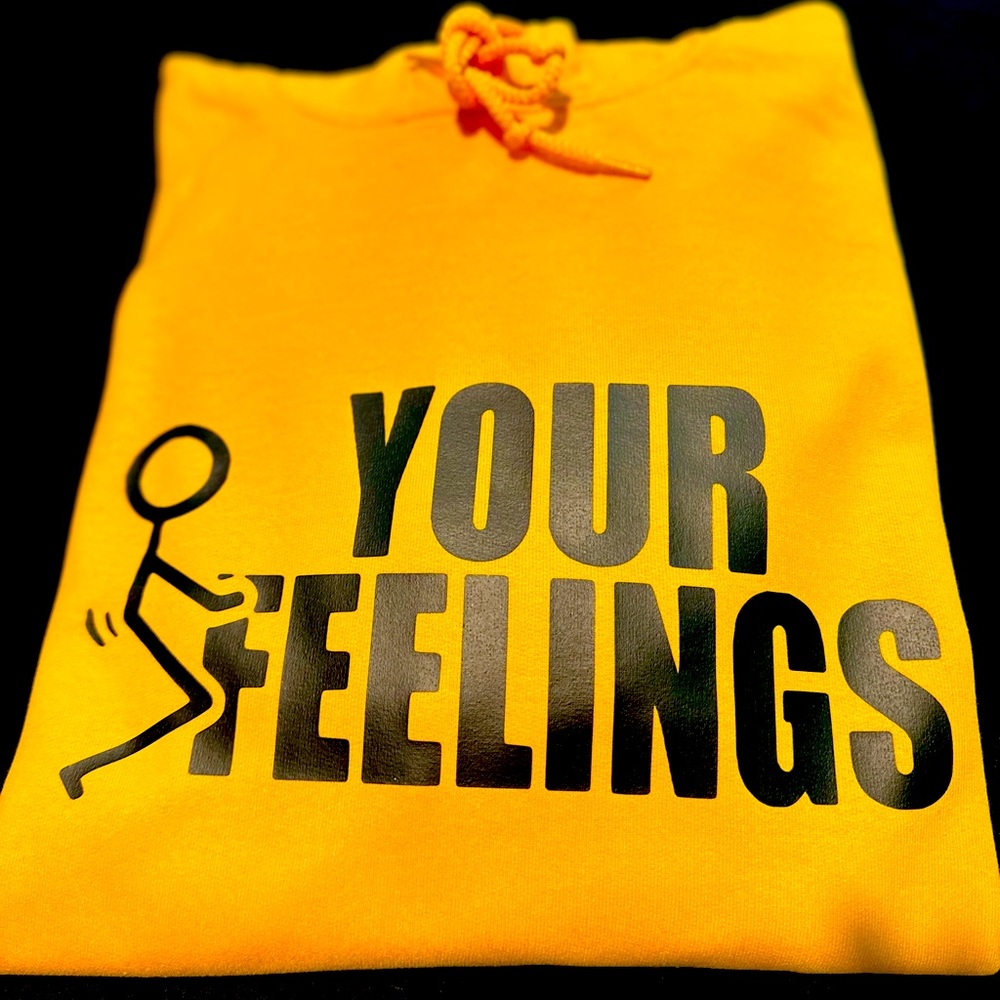 Fk Your Feelings Yellow Hoodie
